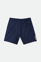 Men's Phys. Ed. Nylon Running Short - Dress Blue - Back Side