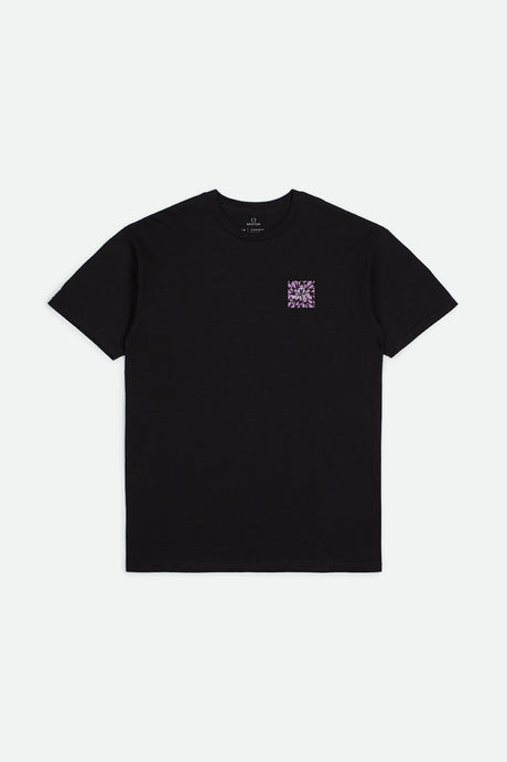 Alpha Square S/S Standard Tee - Black/Psyc