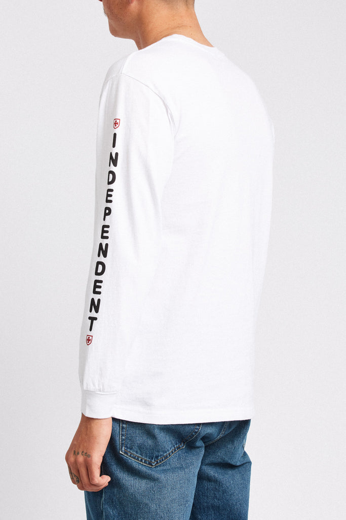 Brixton Frame L/S Standard Tee - White