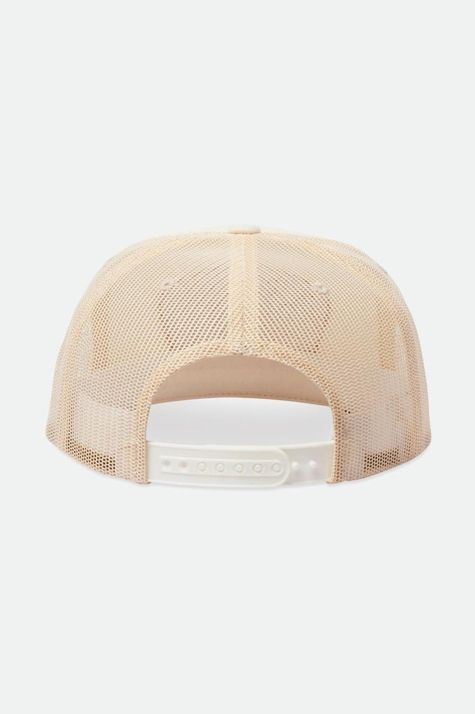 Brixton Peace Shield MP Trucker Hat - Off White/Off White