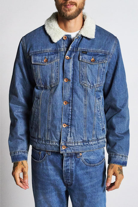 Cable Denim Jacket - Worn Indigo