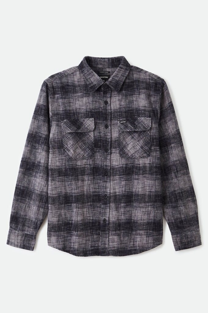 Brixton Bowery Reserve L/S Flannel - Black/Grey Mix