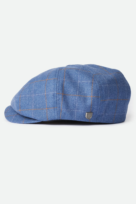 Brood Snap Cap - Slate Blue/Lion Plaid