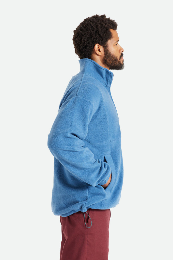 Brixton Blanket Fleece 1/2 Zip - Joe Blue