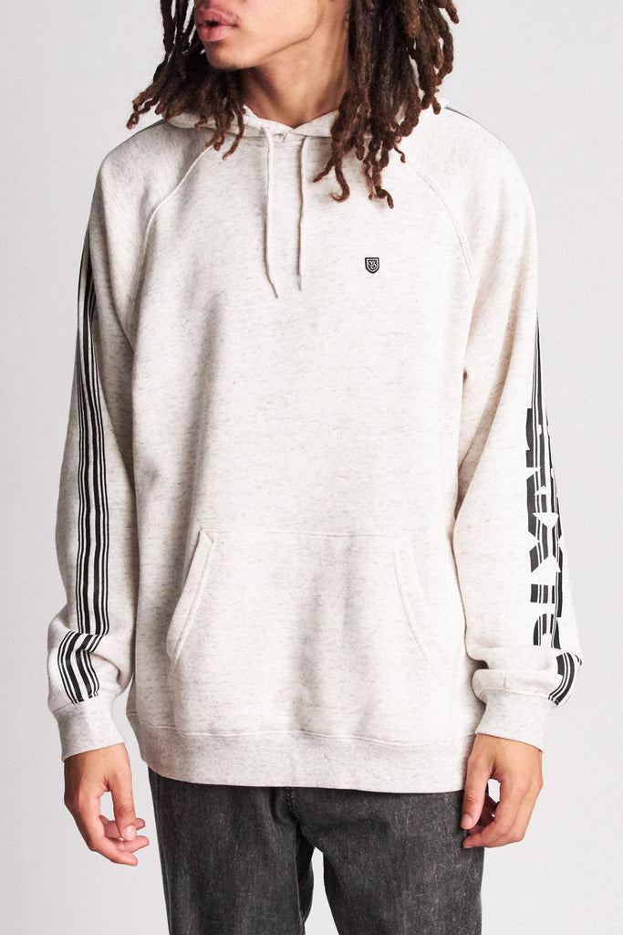 Brixton Marathon Hood Fleece - Ash