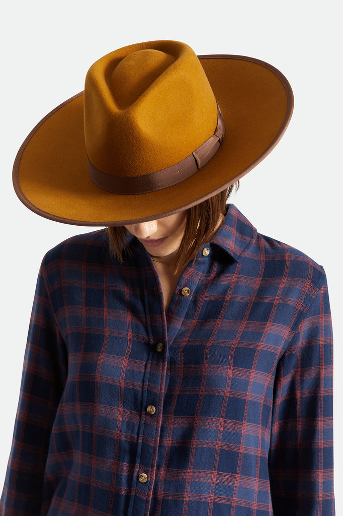 Brixton Jo Rancher Hat - Brass