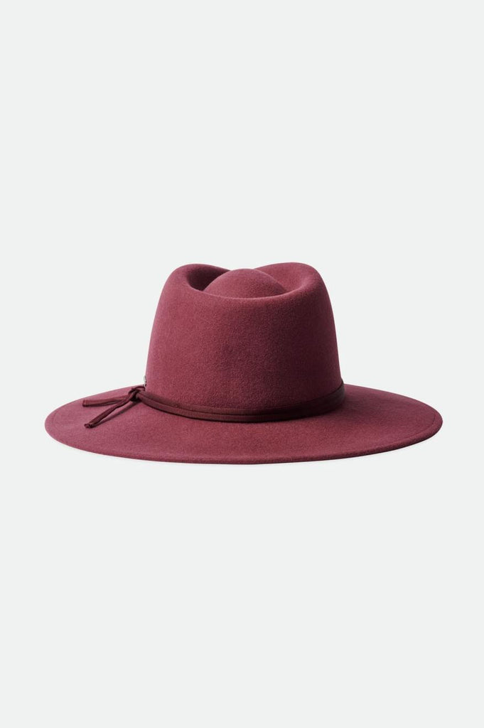 Brixton Joanna Felt Packable Hat - Mahogany