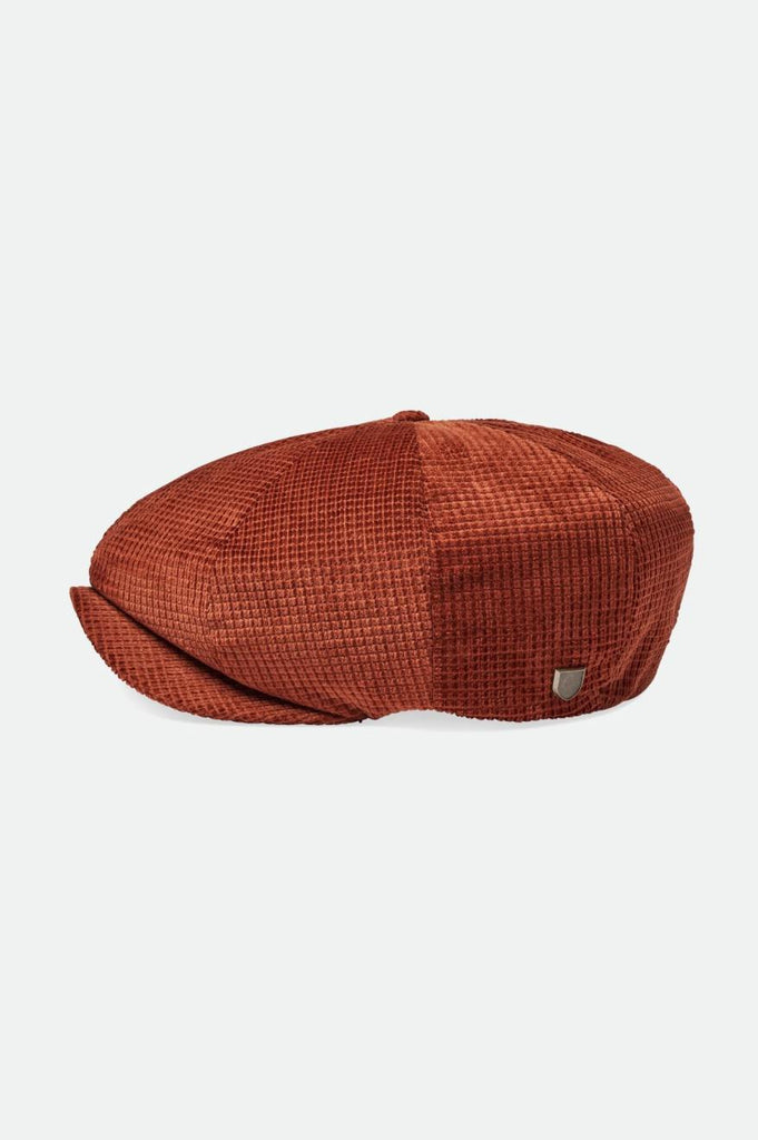 Brixton Brood Snap Cap - Burnt Henna