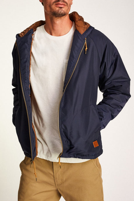 Claxton Sherpa Jacket - Navy