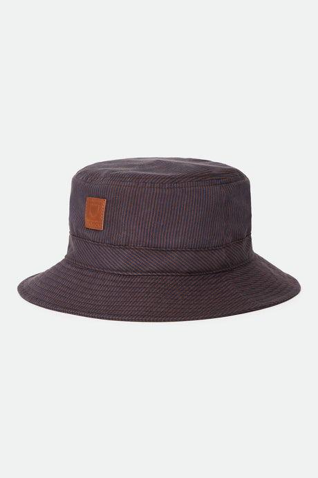 Beta Packable Bucket Hat - Navy/Twig