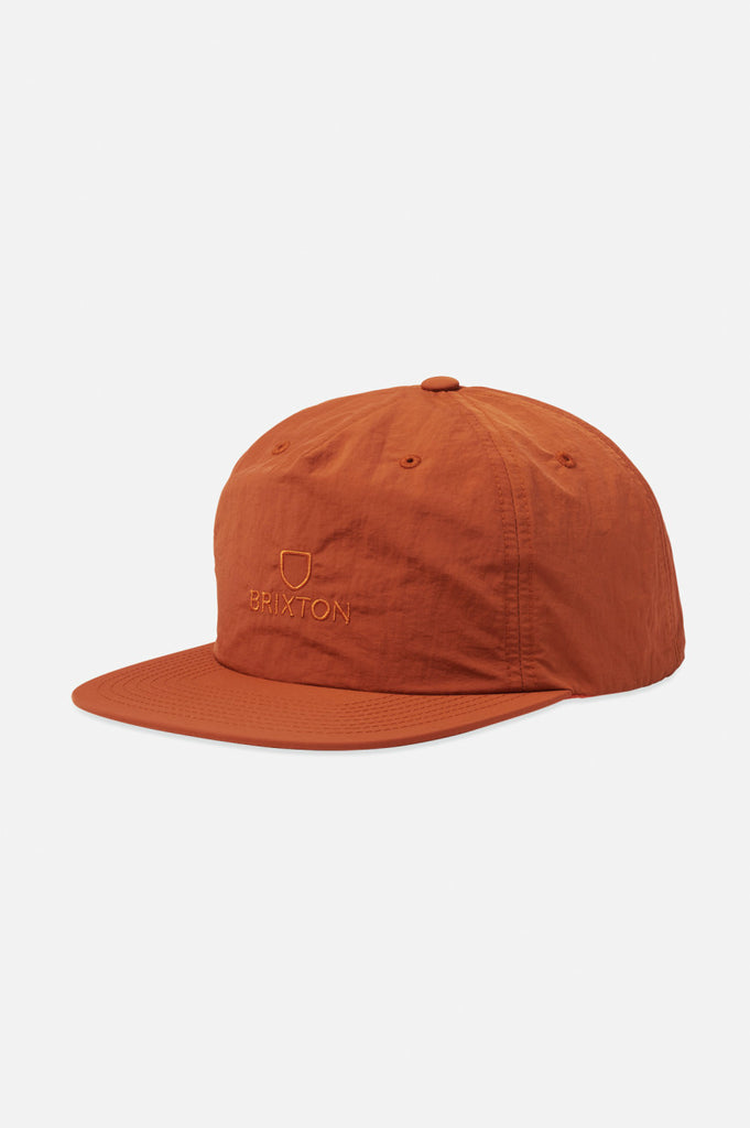 Brixton Alpha MP Snapback - Burnt Orange