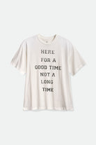 Women's Goodtime Women's S/S Oversized Tee - Off White - Front Side