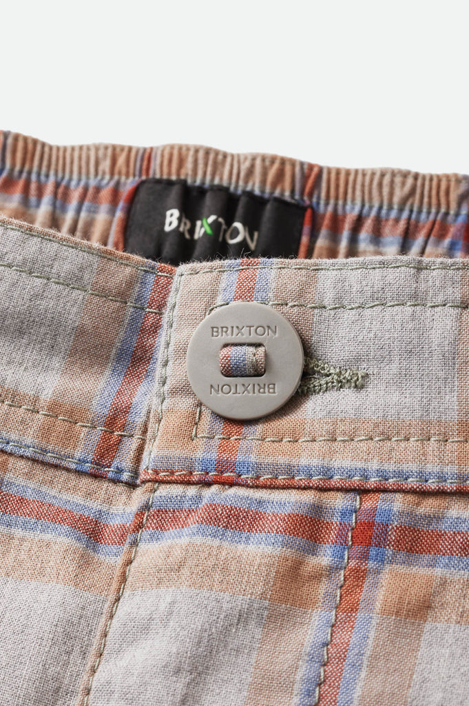 Brixton Choice E-Waist Short - Grey Plaid