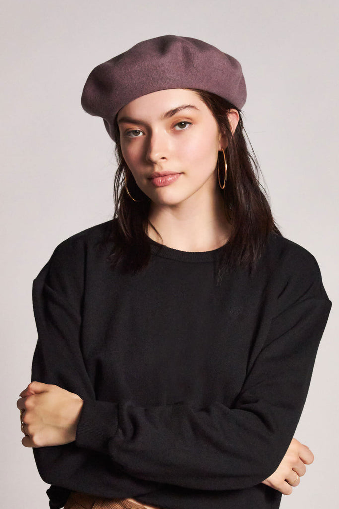 Brixton Audrey Beret - Mauve