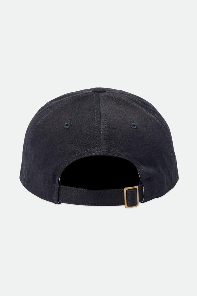 Brixton Alpha LP Adjustable Hat - Black Vintage Wash