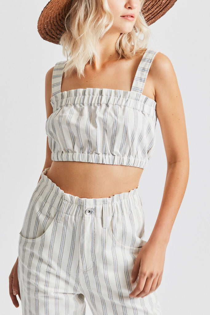 Brixton San Jose Bandeau Top - Off White