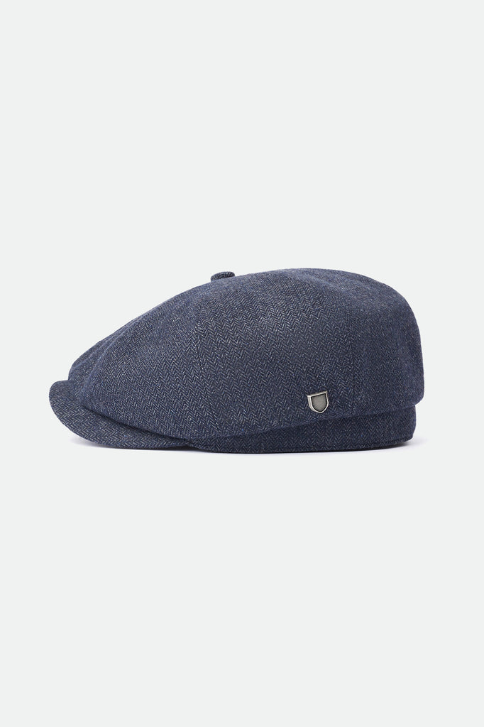 Unisex Brood Baggy Snap Cap - Navy - Front Side