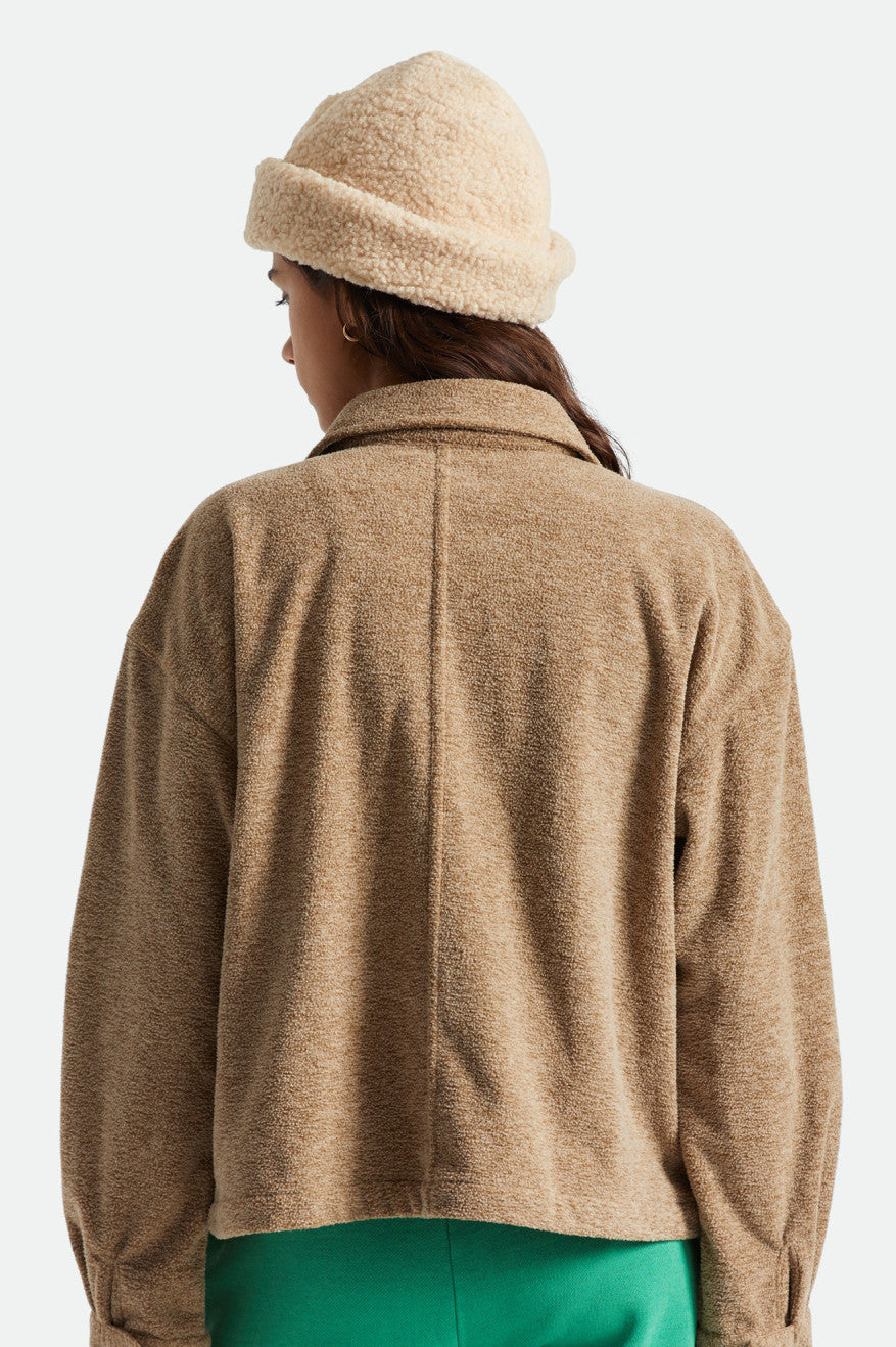 Brixton Unisex Ginsburg Hat - Oatmeal | Back fit