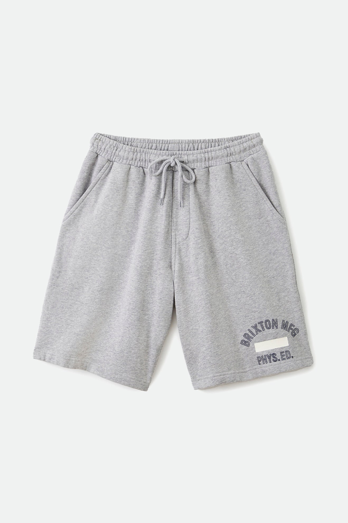 Men's Phys. Ed. Fleece Short - Heather Grey - Front Side