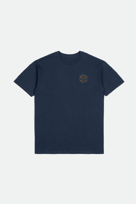 Crest II S/S Standard Tee - Moonlit Ocean/Burnt Orange/Teal