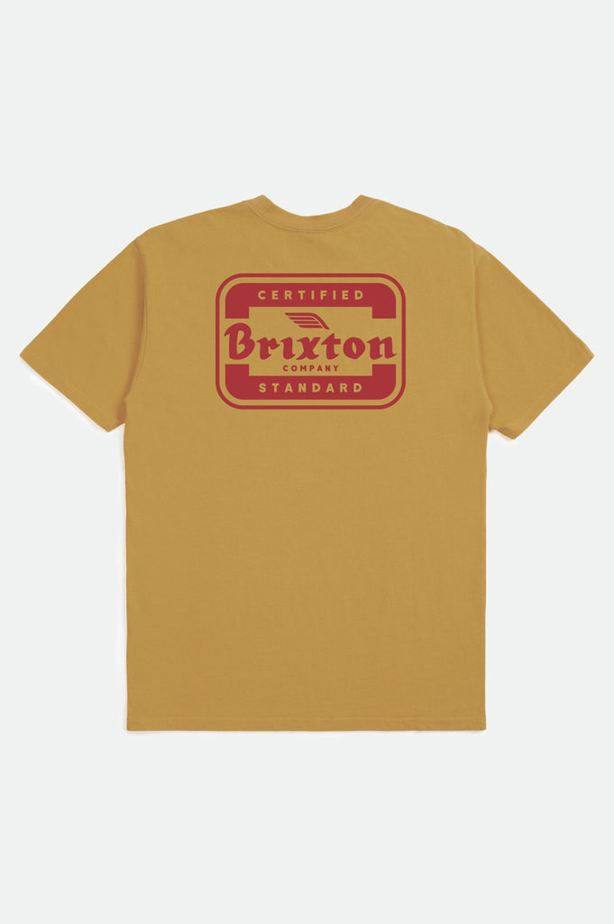 Brixton Quill S/S Standard Tee - Antique Gold