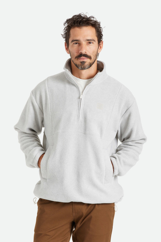 Brixton Blanket Fleece 1/2 Zip - Beige Heather