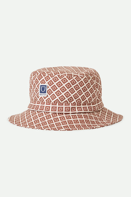 Beta Packable Bucket Hat - Off White/Medal Bronze