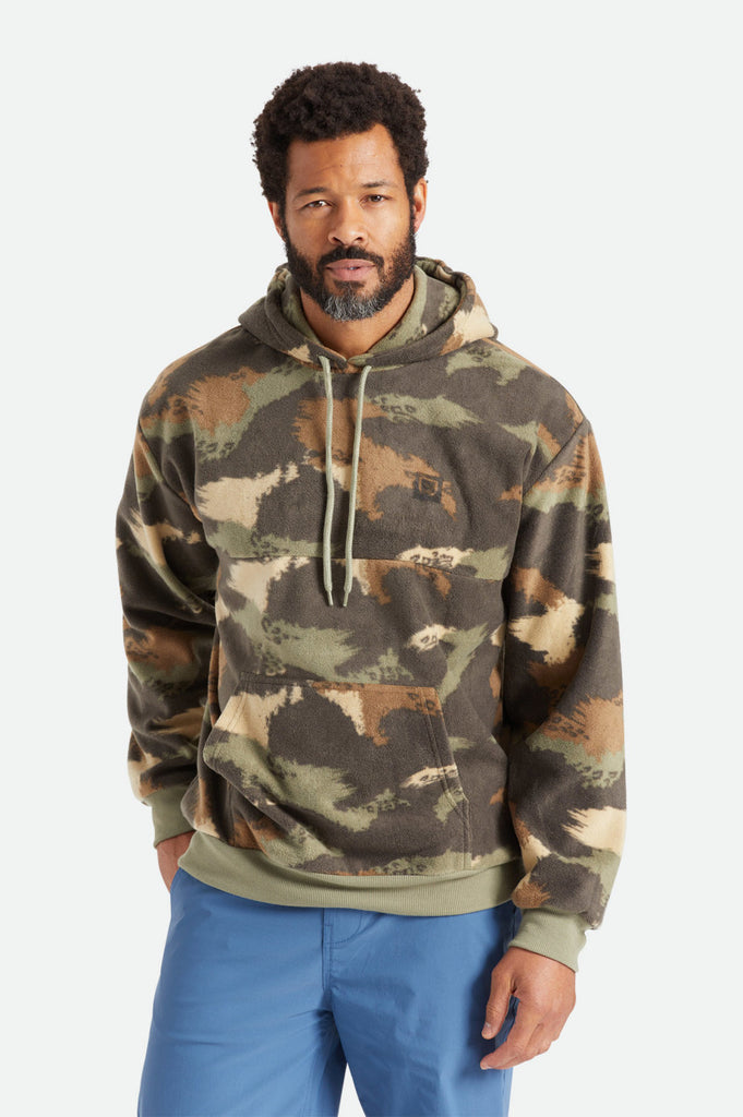 Brixton Blanket Fleece Hood - Brushed Camo