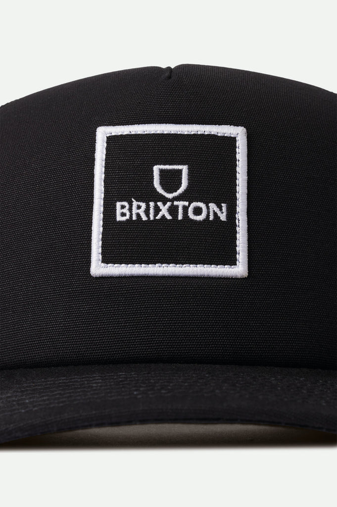 Brixton Alpha Block NetPlus MP Trucker Hat - Black