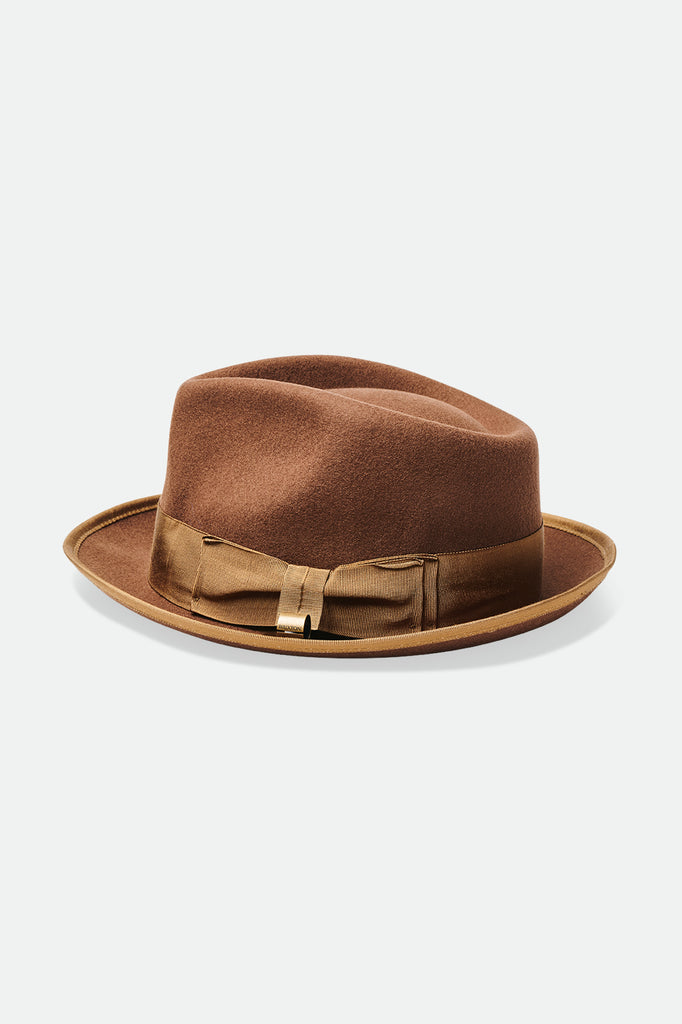 Unisex Champ Fedora - Brown - Additional Laydown 1