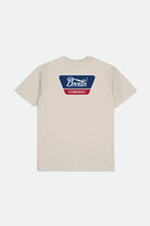 Back Laydown Image for Linwood S/S Standard T-Shirt - Cream