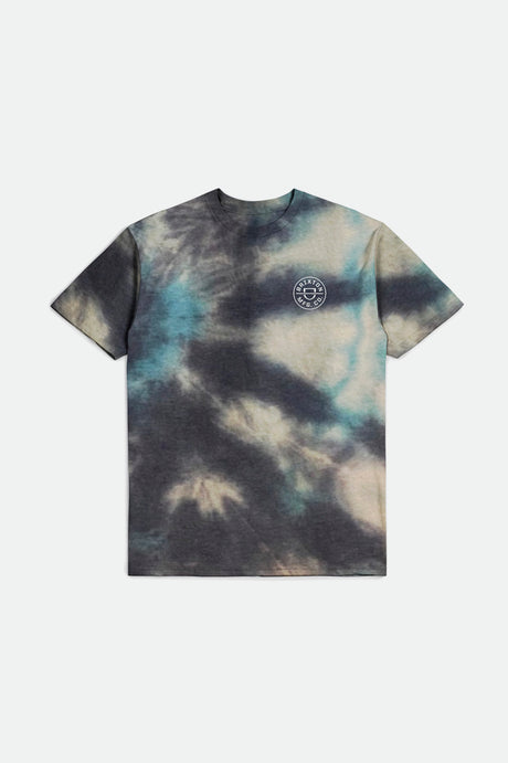 Crest II S/S Standard Tee - Joe Blue/Indian Teal Cloud Wash