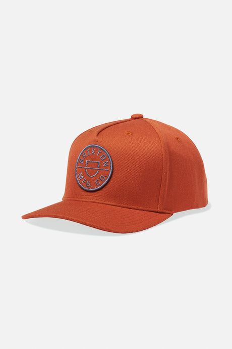 Crest C NetPlus MP Snapback - Burnt Orange/Grey