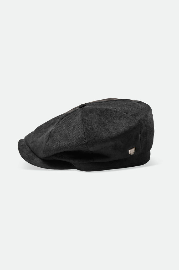 Unisex Brood Baggy Snap Cap - Black/Black - Additional Laydown 1