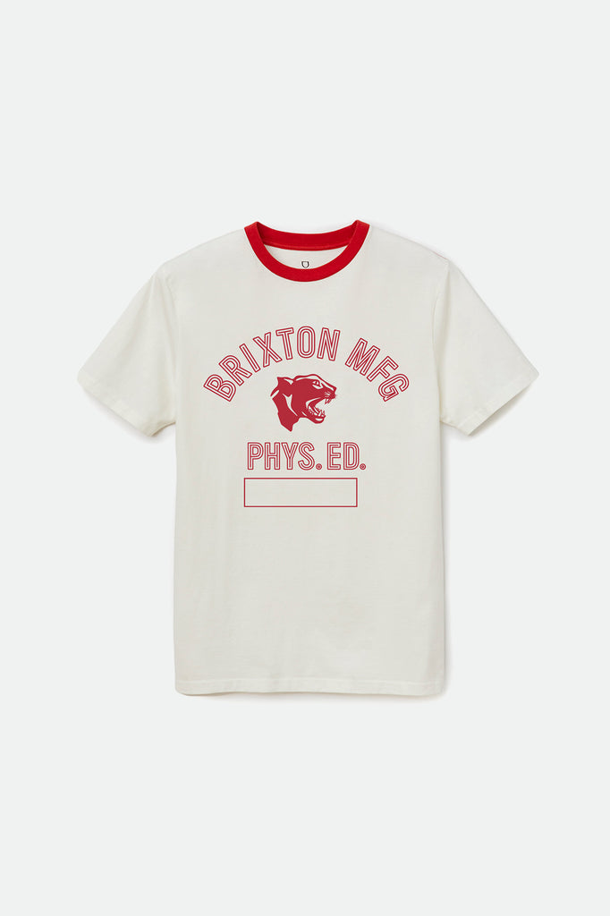 Men's Phys. Ed. S/S Standard Tee  - Off White - Front Side
