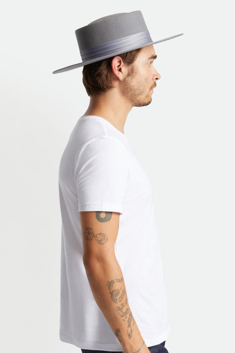 Amarillo Fedora - Light Grey