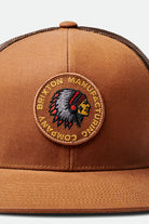 Unisex Rival Stamp Crossover MP Mesh Cap - Dark Caramel - Additional Laydown 2