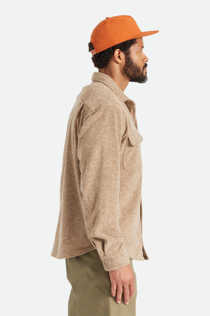 Brixton Bowery L/S Arctic Stretch Fleece - Oatmeal