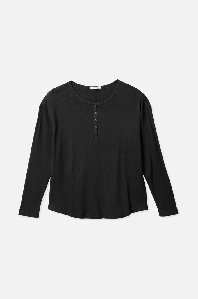 Brixton Monty L/S Henley - Black