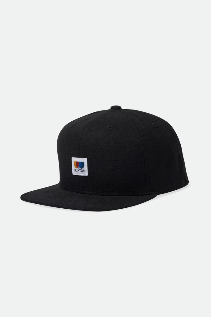 Brixton Alton MP Snapback - Black Hemp