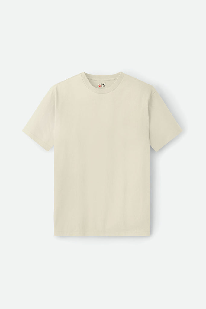 Men's Basic S/S Tailored Tee - Off White - Front Side