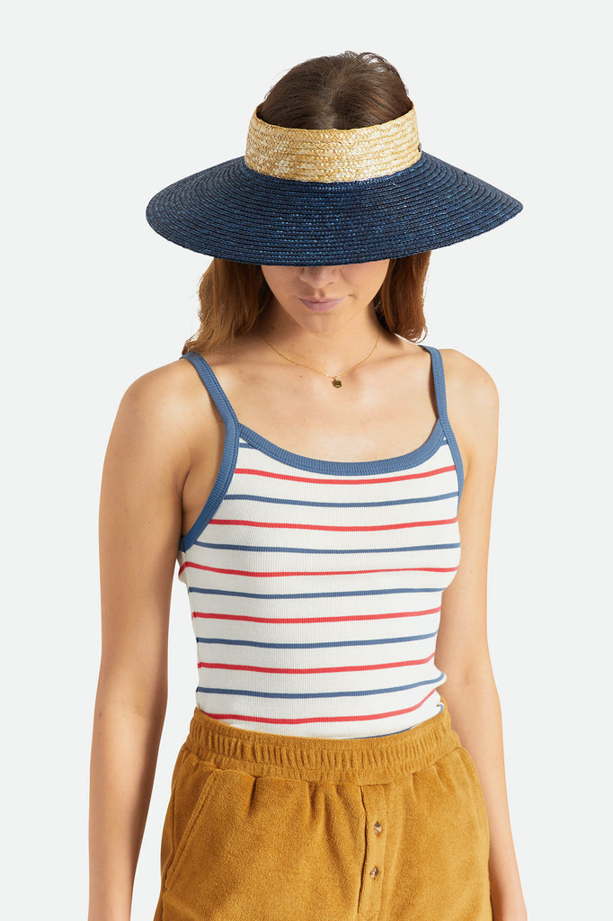 Brixton Joanna Visor - Joe Blue/Honey