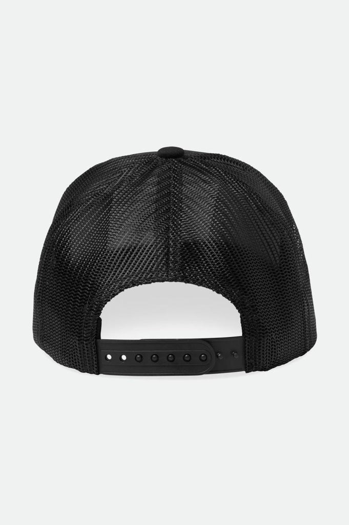 Brixton Thornton NetPlus MP Trucker Hat - Black/Black