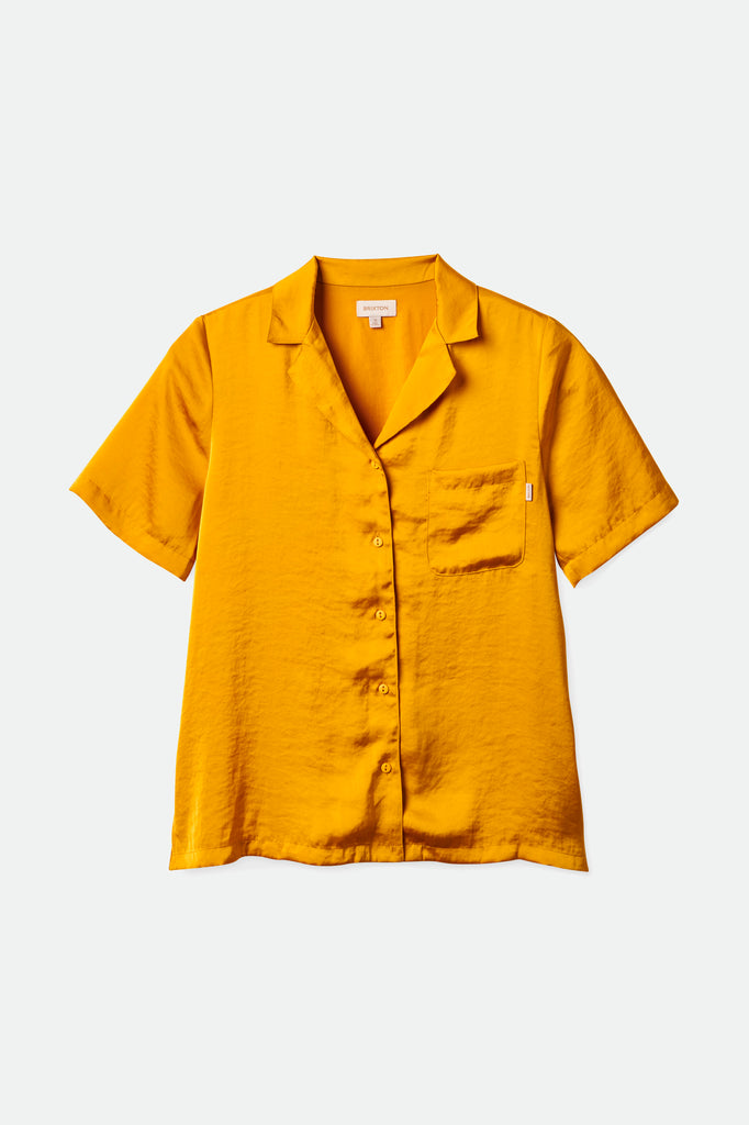 Brixton Bunker Flight Boyfriend S/S Woven - Golden Glow