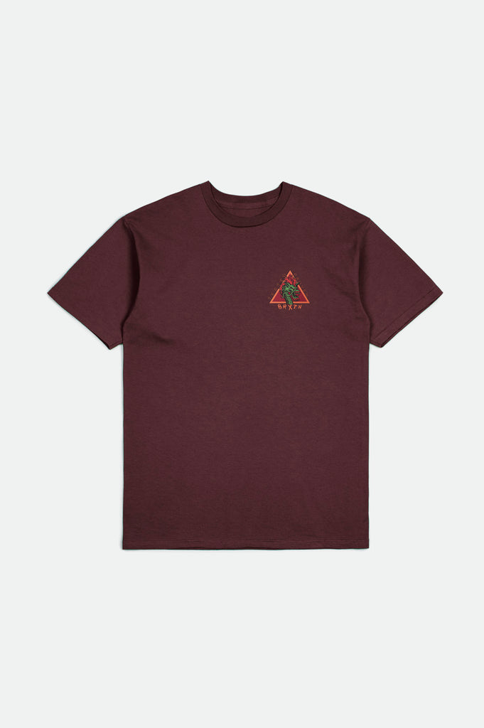 Brixton Puff S/S Standard Tee - Mahogany