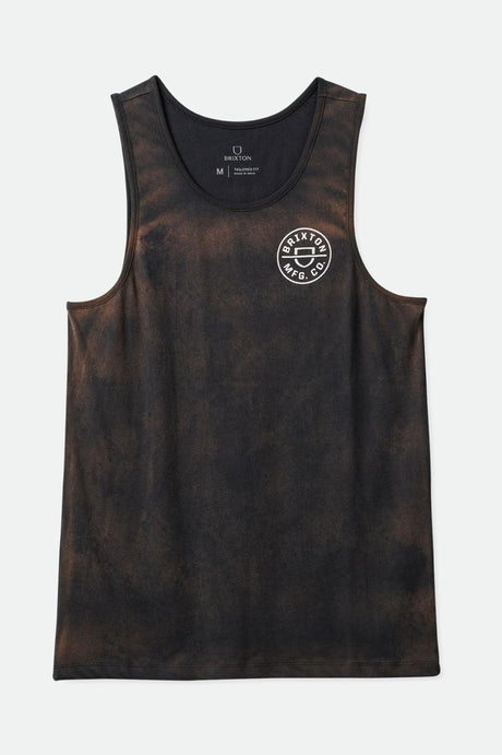 Crest Tank Top - Black Sun Wash