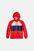 Women's Phys. Ed. Windbreaker - Racing Red - Front Side