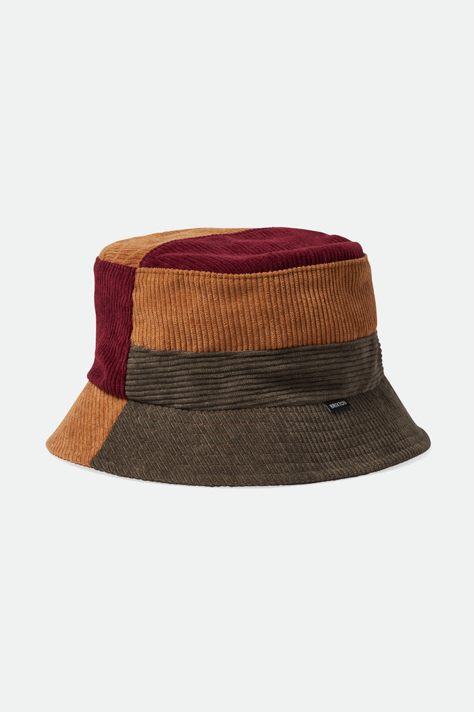 Brixton Gramercy Packable Bucket Hat - Dark Brick/Deep Brown/Medal Bronze