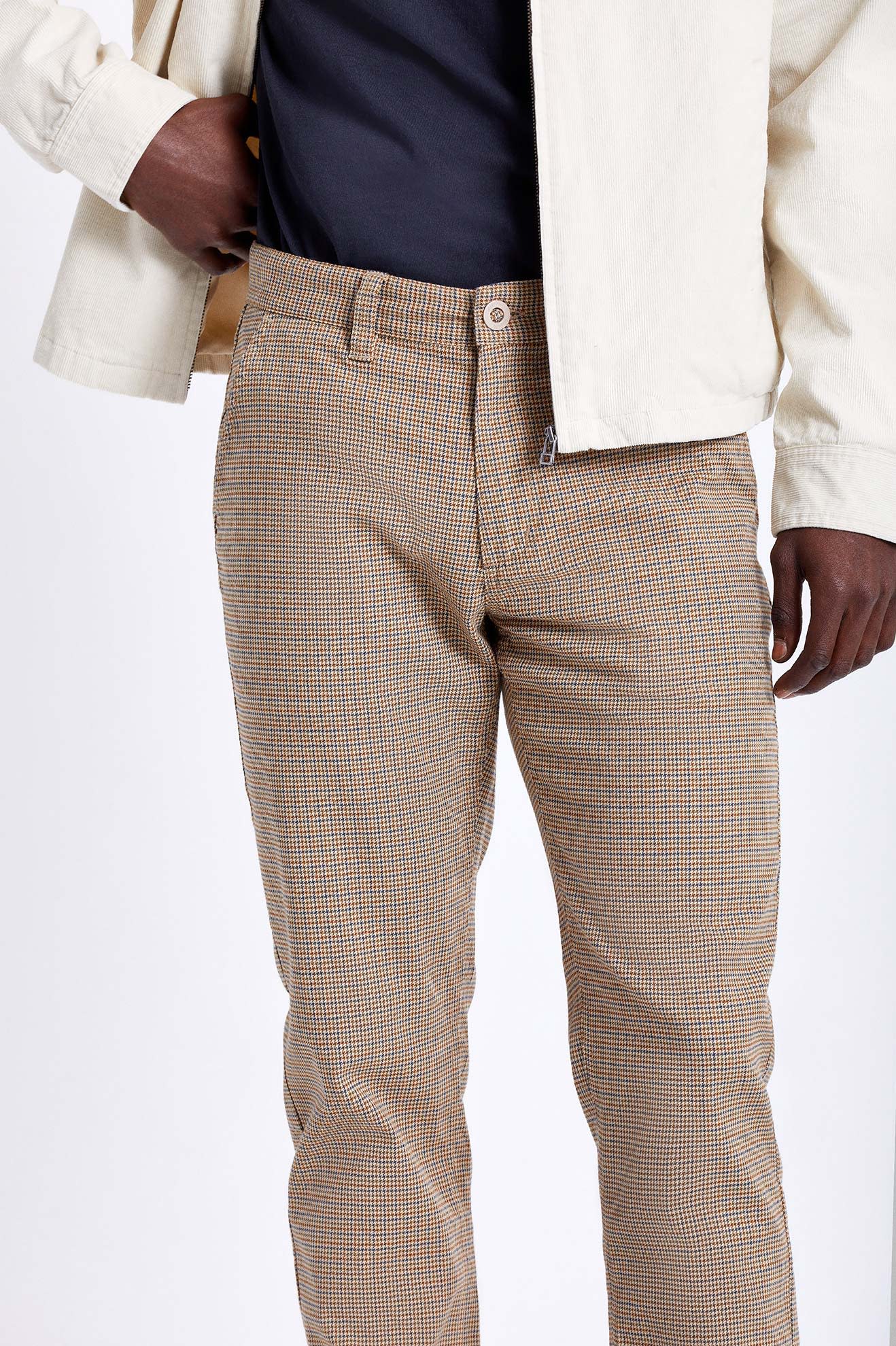 Men's Choice Chino Pant - Vanilla Houndstooth – Brixton Australia