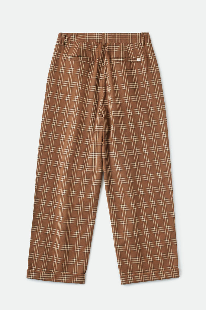 Brixton Victory Trouser Pant - Washed Brown/Black